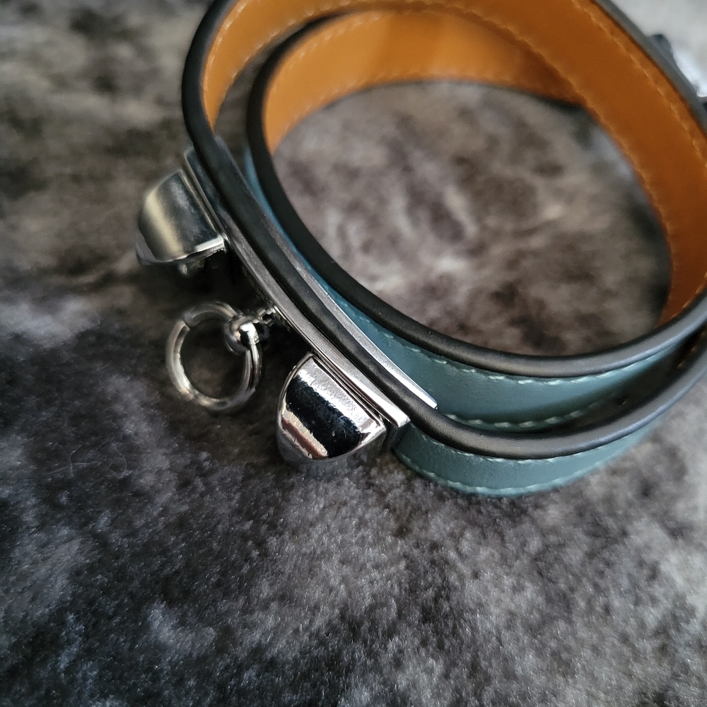 Quality Double Wrap Leather Rivale Bracelet - Picture 10 of 12